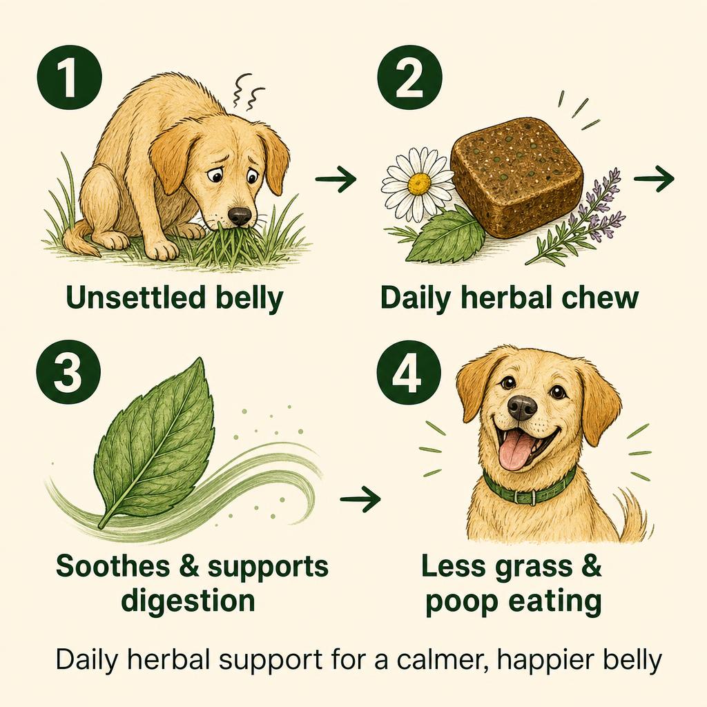 Four step infographic